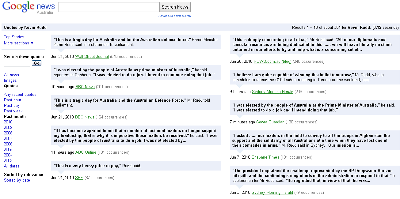 Google News Kevin Rudd Quotes