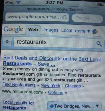 Restaurants apps