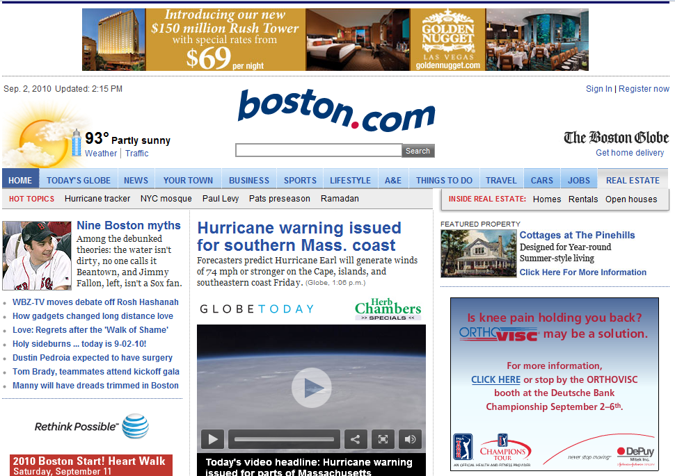Boston.com Ads